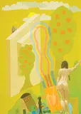 Andrew McLeod, I Love You Landscape, oil on canvas, 2006