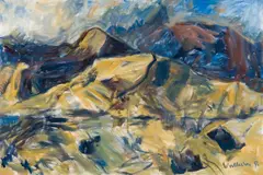 Toss Woollaston, Nelson Landscape, oil on canvas
