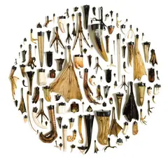 Dead Set II by Warwick Freeman, capped animal parts, 2006, offered Nov 2016