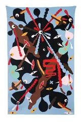 Cosmo by Peter Robinson, felt collage, 2004, sold Nov 2016