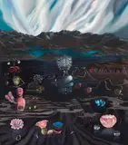 Maryrose Crook, Bringing All The Things That Run, oil on canvas, 2004