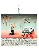 Matthew Couper, Ex Voto: 13 April 2007, oil on tin, 2007