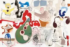 Mark Braunias, Ladez-z, acrylic on canvas, 2006