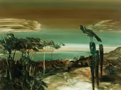 They’ll Be Here Soon by John Walsh, oil on board, 2004, sold Nov 2016