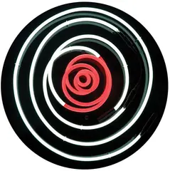 Revolution XIII (The Robinson) by Paul Hartigan, neon light, 2007, sold Nov 2016