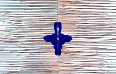 What the Ocean Said by Sanjay Theodore, acrylic on canvas, diptych, offered Nov 2016