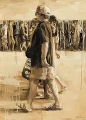 Stephen Allwood, Cross, Study, oil on canvas, 2005