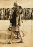 Stephen Allwood, Cross, Study, oil on canvas, 2005