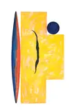 James Ross, Yellow (Small Tantric Painting), oil on board, 1988