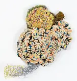 Vegetable Sheep No. 3 by Madeline Child and Phillip Jarvis, mixed media, 2009, sold Nov 2016