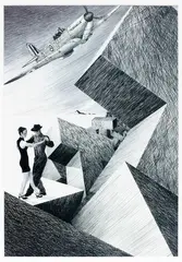 Peter McKay, Breakwater Tango III, ink and graphite on paper, 2009