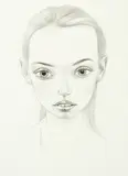 Peter Stichbury, Penny Pickard, graphite on paper