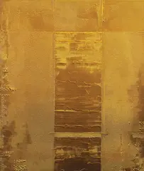 Mervyn Williams, Gold Ascendant, acrylic on canvas