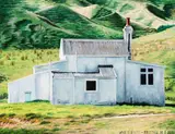 White House by Dick Frizzell, oil on canvas, sold Oct 2016