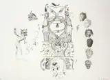 Shane Cotton, Veil, lithograph, 2/40