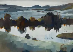 Untitled by Peter McIntyre, acrylic on paper, sold Oct 2016