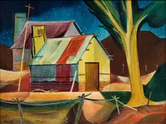 William Reed, Otago, oil on canvas board