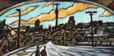Nigel Brown, Auckland Rising, oil on canvas
