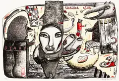 Personal Values by Jennifer Dolezel, lithograph, 35/50, sold Oct 2016