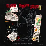 John Reynolds attributed, Blam Blam Blam Luxury Length record cover artwork, together with an original Festival Records (NZ) pressing of the LP; china white charcoal and collage on paper, circa 1982