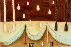 Tony Lane, The Divine, oil and gesso on board