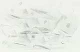 Colin McCahon, Untitled – Manukau Heads, graphite on paper