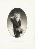 Travis Louie, Sarah and Emmett, intaglio printed onto custom Twinrocker paper in sepia ink, 1/10 AP, 2012