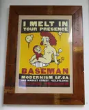 Gary Baseman, I Melt In Your Presence, Modernism, San Francisco exhibition poster, screenprint, edition of 250, 2007