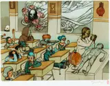 James Jean, Recess Homeopathic, giclee print on hahnemuhle paper, 2003