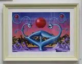 Kenny Scharf, Untitled – Two Headed Lunar Figure