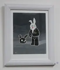Luke Chueh, White in Black, giclee print, 88/100