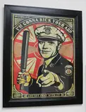Shephard Fairey, I’m Gonna Kick Your Ass, fine art poster