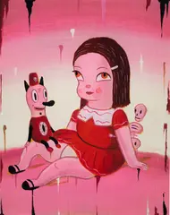 Gary Baseman, Playtime for Toby, giclee print