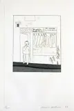 David Hockney, To Remain (from Illustrations from Fourteen Poems for C.P. Cavafy), etching with aquatint, 56/75