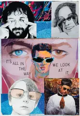 It’s All in the Way We Look At It by Jan Nigro, mixed media, offered Oct 2016