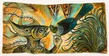 Michel Tuffery, Tasi Tui Tangaroa, acrylic on tapa cloth