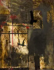 Glen Wolfgramm, No Blacks A Mate of Mine, graphite and acrylic on canvas