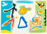 Pat Hanly, Vacation, screenprint, 25/37