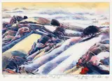 Stanley Palmer, ‘There ahead was stretched the sandy road, with shallow puddles […], bamboo engraving, 44/100