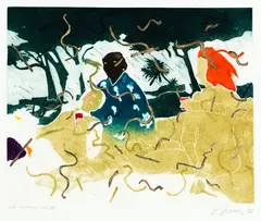Kate Coolahan, Roots and Ties III, etching, AP