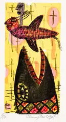 Jennifer Dolezel, Untitled, stone lithograph, 62/150