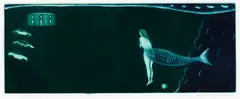 Kathryn Madill, The Little Mermaid, mezzotint, A/P