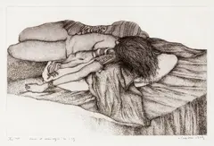 Barry Cleavin, From A Drawing, etching, 13/40