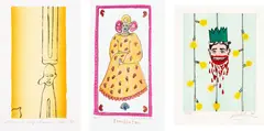Three Muka Studios lithographs, by Nicola Jackson, Peter Bömmels and Lydia Schouten