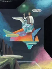 Matt Hunt, The 3rd Day, acrylic on canvas