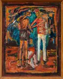 Selwyn Muru, Hone Heke, oil on board