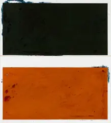 Geoff Thornley, Untitled No. 13, oil on paper mounted to board