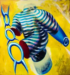 Derick Cowie, Untitled, oil on canvas (1985)