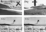 Four Studies for the Jet Out Series by Colin McCahon, gelatin silver prints, four panels, sold Sep 2016