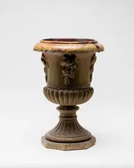 Leith Pottery, Large and impressive neo-classical salt glazed garden urn